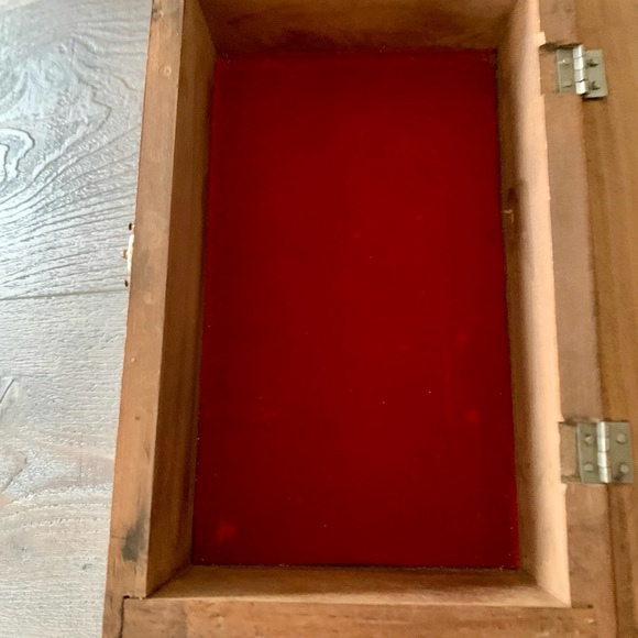 Vintage Wooden Jewelry Box With Ceramic Tile 4.5/6/10” - Picture 10 of 16